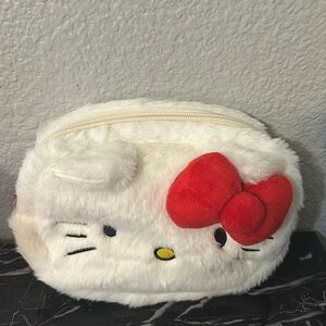 Forever 21 x Sanrio Hello Kitty plush makeup bag NWT